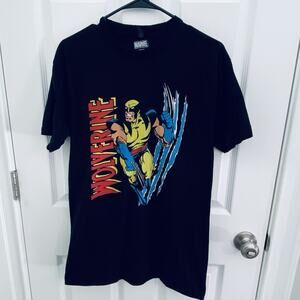 Wolverine Shirt Mens Medium Marvel X-Men Vintage Claw Slice Graphic T-Shirt Tee